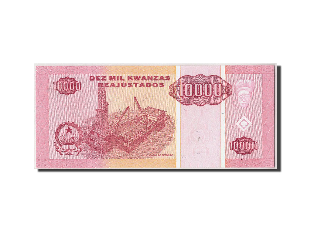 Banknote, Angola, 10,000 Kwanzas Reajustados, 1995, 1995-05-01, KM:137