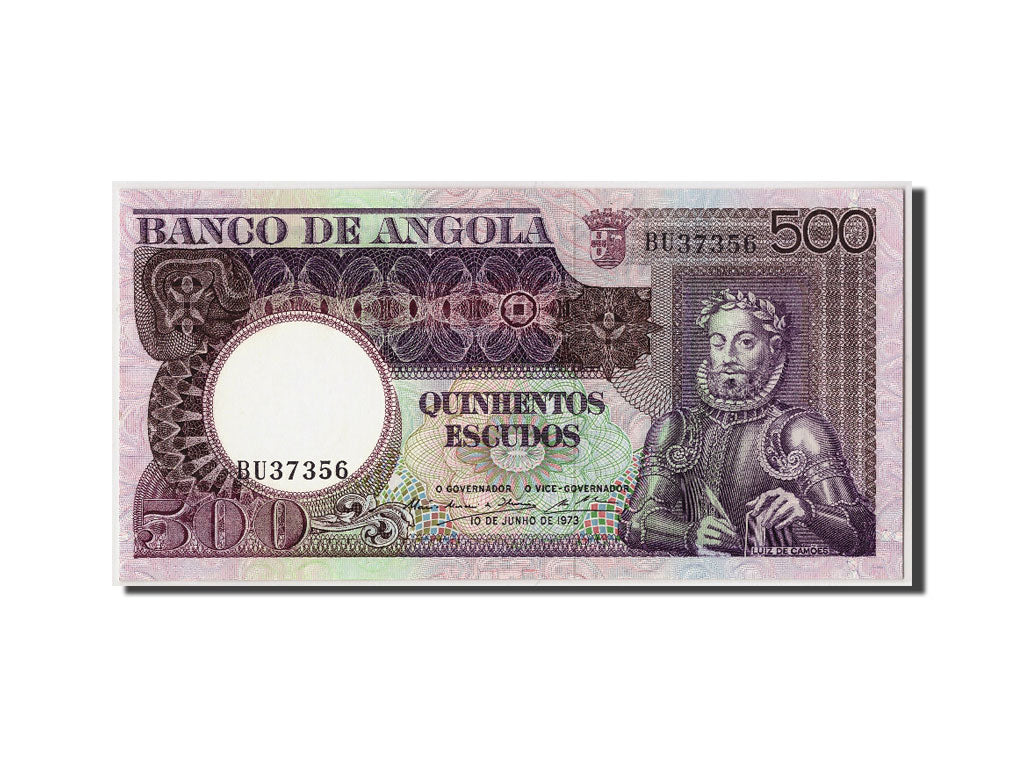 Banknote, Angola, 500 Escudos, 1973, 1973-06-10, KM:107, UNC(65-70)