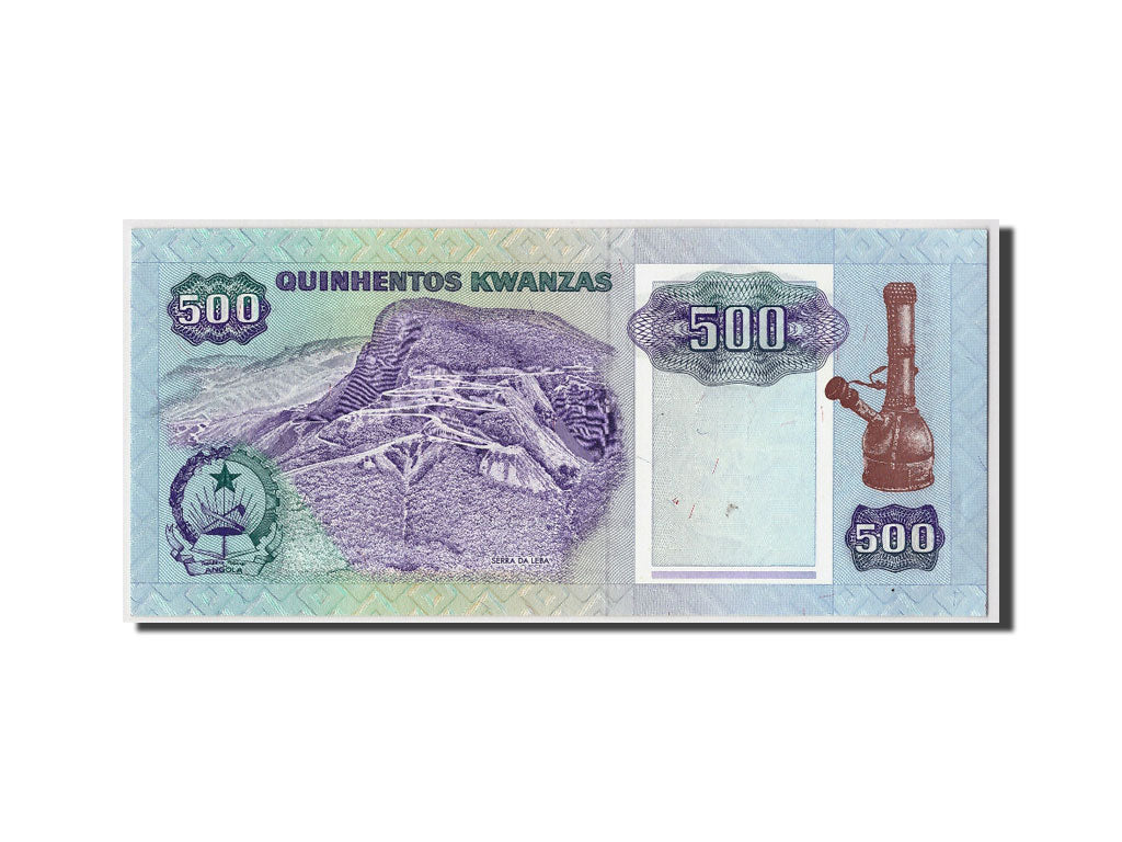 Banknote, Angola, 500 Kwanzas, 1991, 1991-02-04, KM:128b, UNC(65-70)