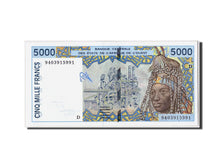 West African States, Mali, 5000 Francs, 1994, KM:413Db, Undated, UNC(65-70)