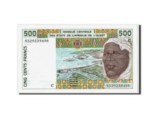 Billete, 500 Francs, 1995, Estados del África Occidental, KM:310Ce, Undated