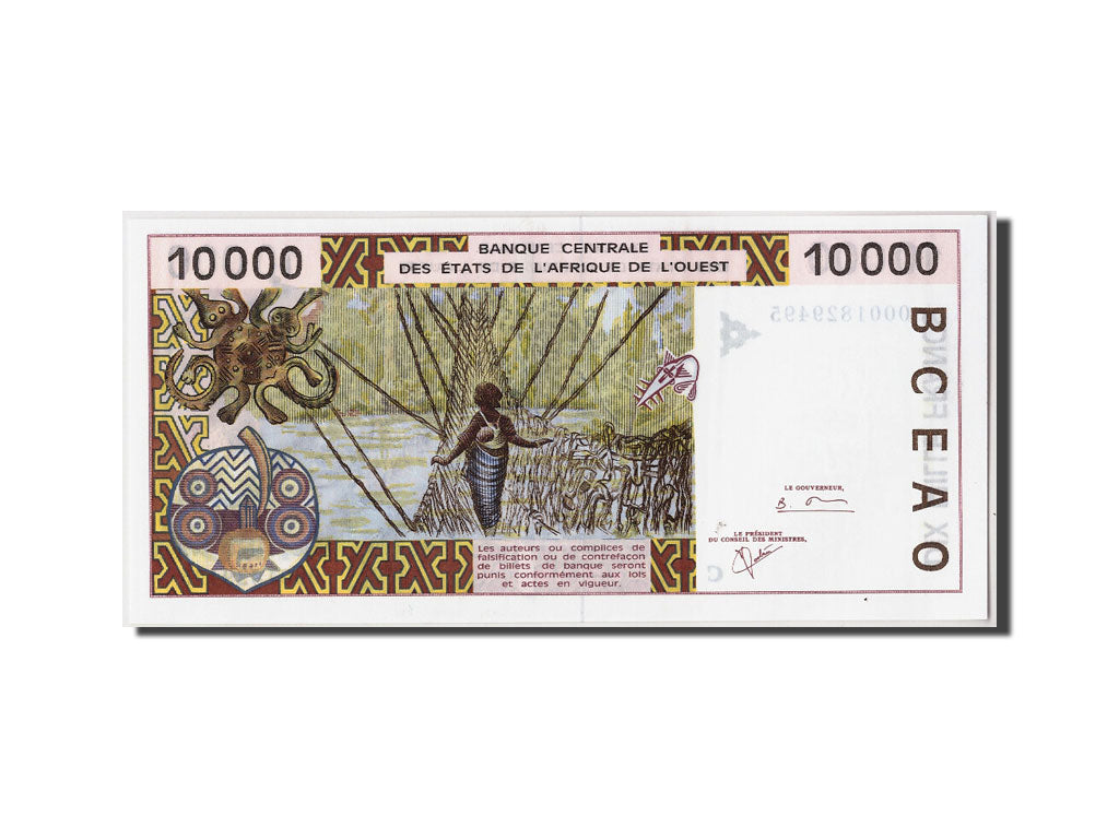 West African States,Burkina Faso, 10,000 Francs, 2000, KM:314Ci, Undated, UNC(65