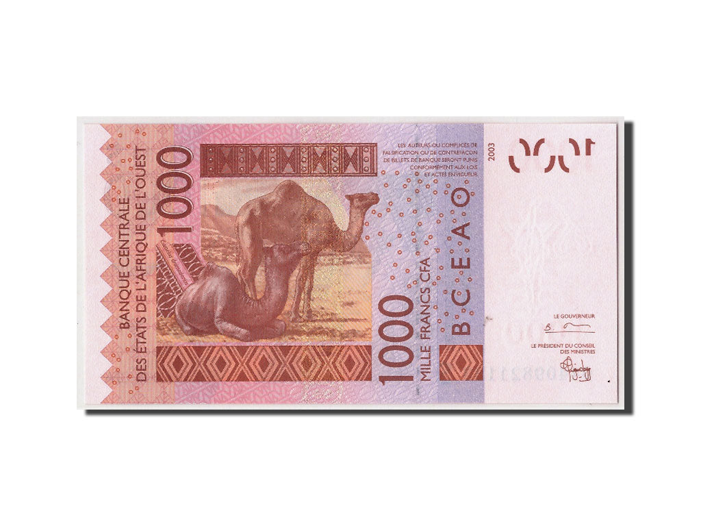 West African States, Guinea-Bissau,1000 Francs, 2004, KM:915Sb, Undated, UNC(65-