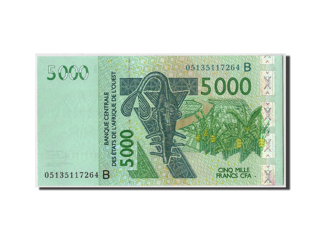 Banknote, West African States, 5000 Francs, 2005, Undated, KM:217Bc, UNC(65-70)