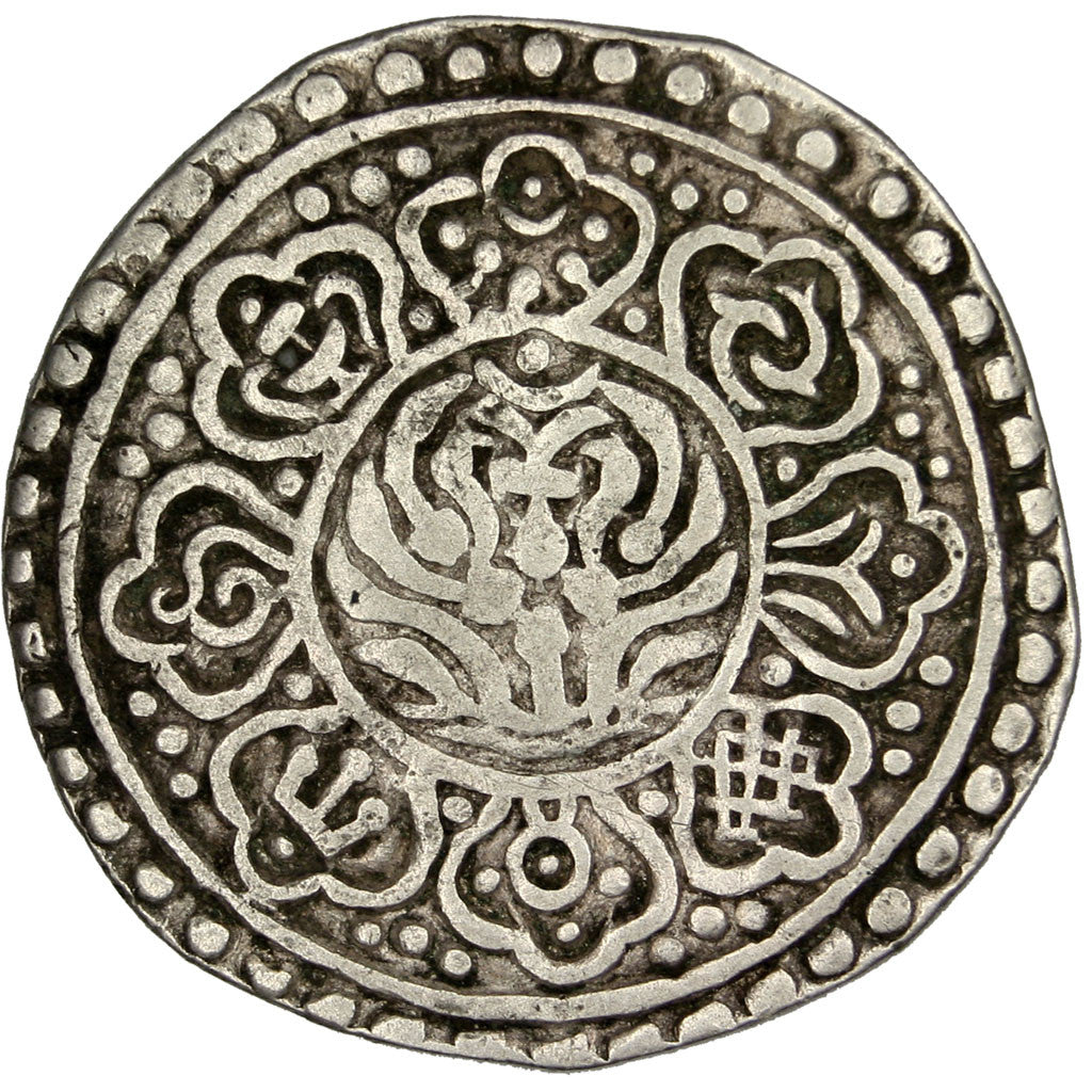 China, 1 Tangka, Lhasa, AU(50-53), Silver, 4.72