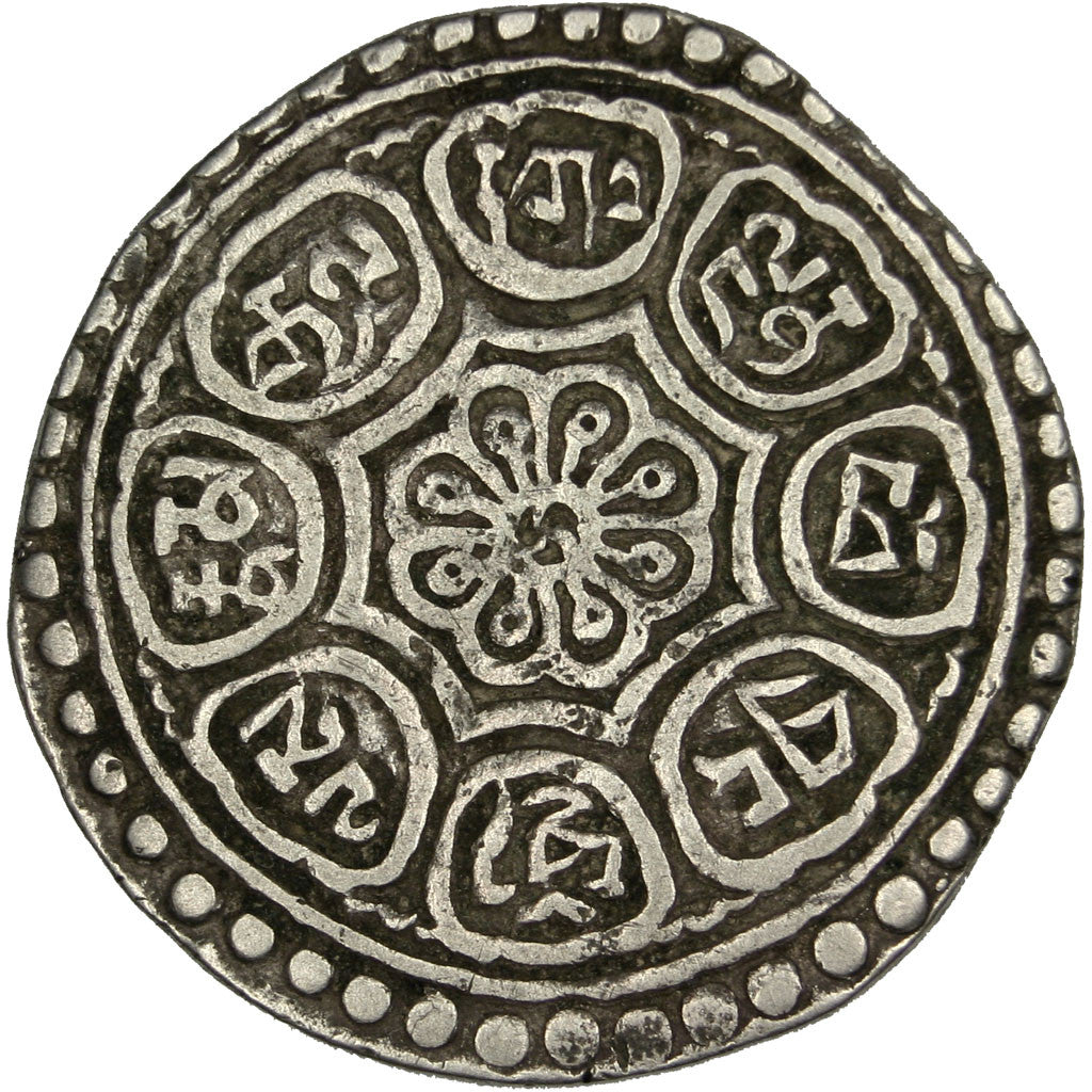 China, 1 Tangka, Lhasa, AU(50-53), Silver, 4.72