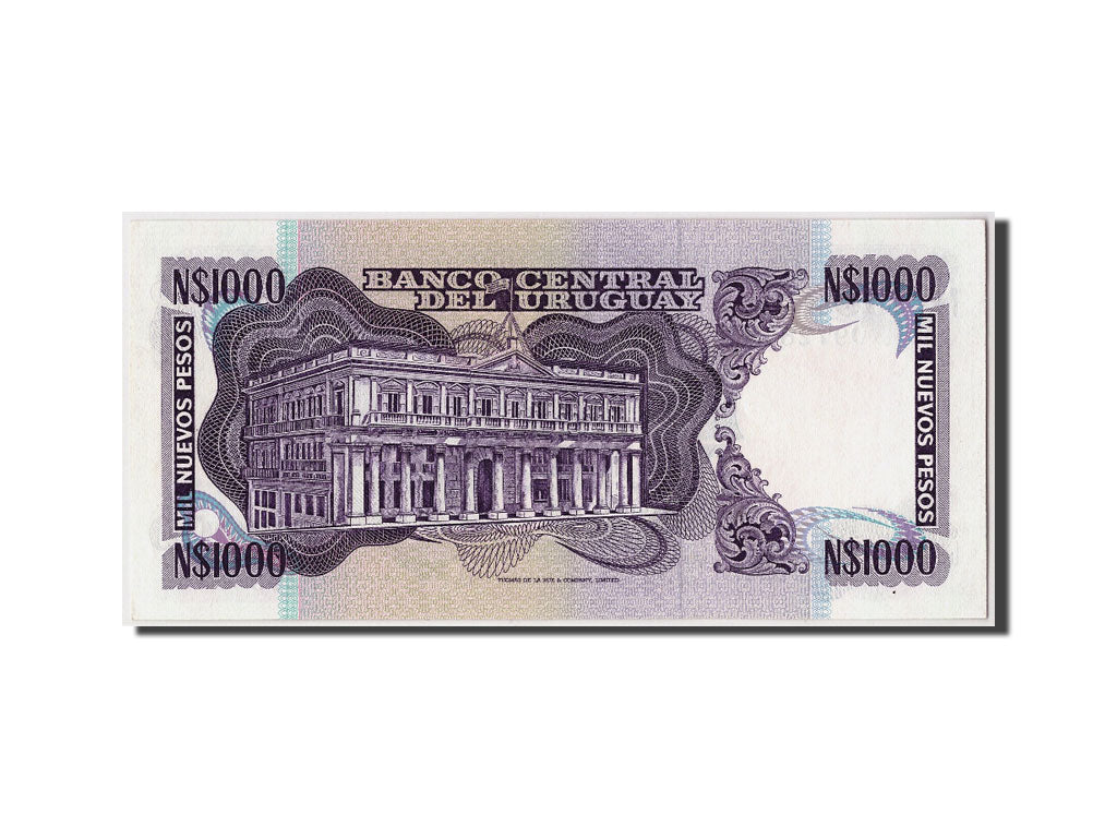 Banknote, Uruguay, 1000 Nuevos Pesos, Undated (1992), KM:64Ab, UNC(65-70)