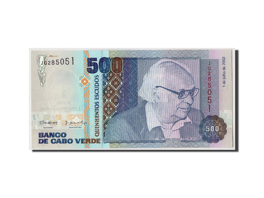 Geldschein, Cape Verde, 500 Escudos, 2002, 2002-07-01, KM:64b, UNZ