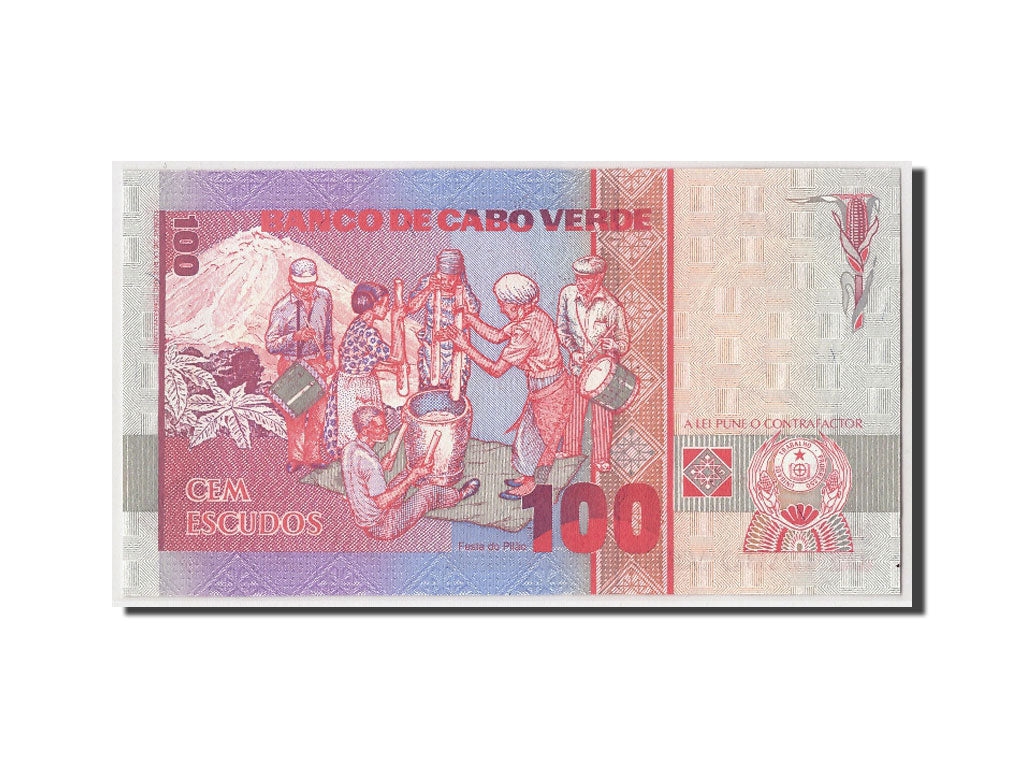 Capo Verde, 100 Escudos, 1989, KM:57a, 1989-01-20, FDS