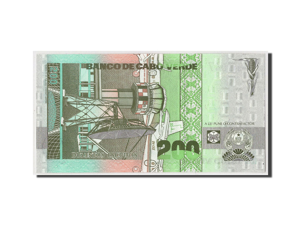 Cape Verde, 200 Escudos, 1989, KM:58a, 1989-01-20, UNC(65-70)