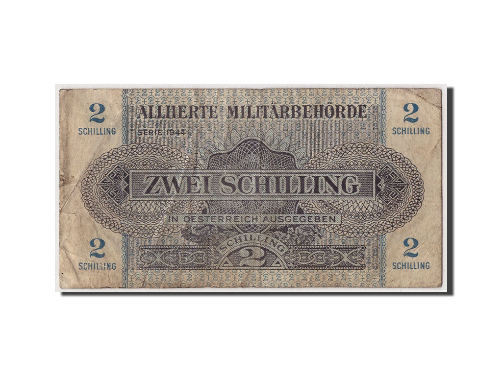 Austria, 2 Schilling, 1944, KM:104a, Undated, F(12-15)