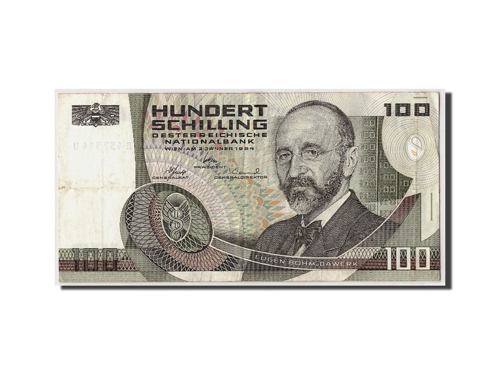Austria, 100 Schilling, 1984, KM:150, 1984-01-02, BB