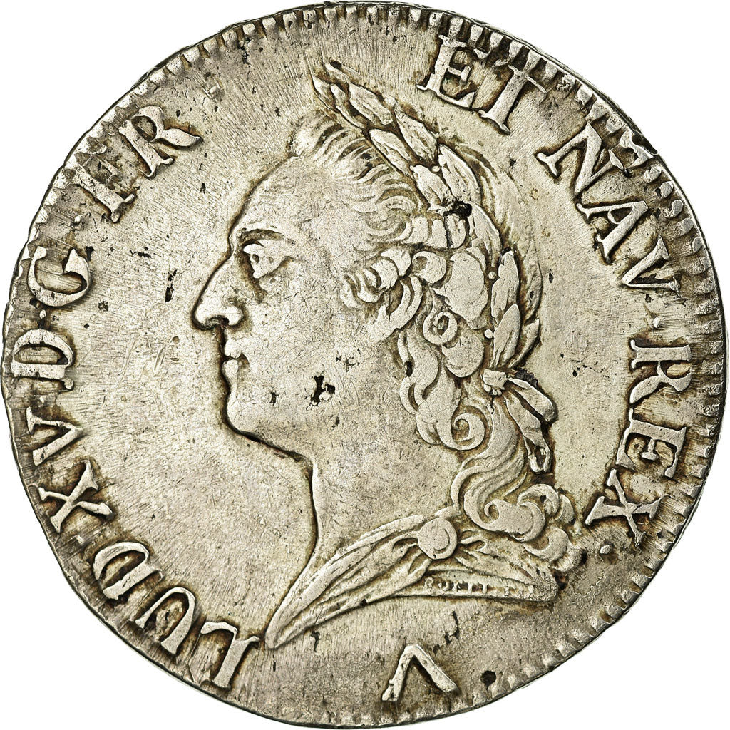 Coin, France, Louis XV, Écu à la vieille tête, Ecu, 1774, Lille, AU(50-53)