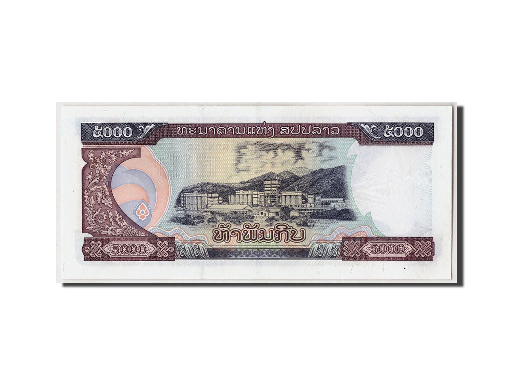Lao, 5000 Kip, 1997, KM:34a, non daté, SPL
