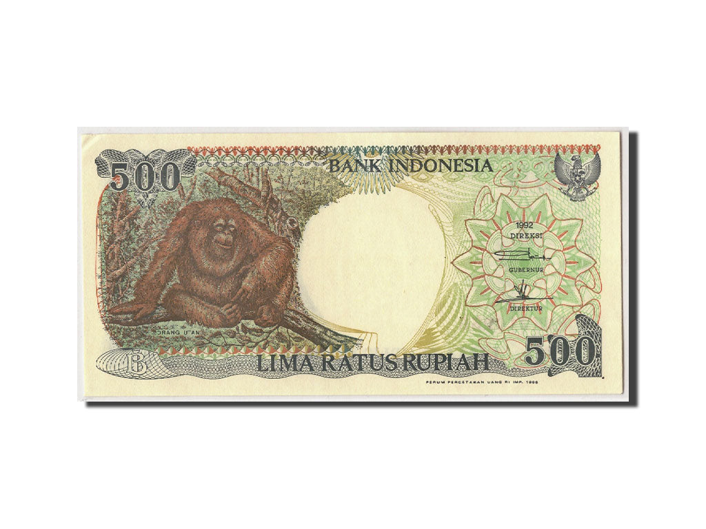 Indonesia, 500 Rupiah, 1992-1996, KM:128e, Undated, SPL