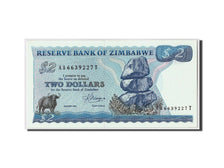 Banconote, Zimbabwe, 2 Dollars, 1983, KM:1b, Undated, FDS