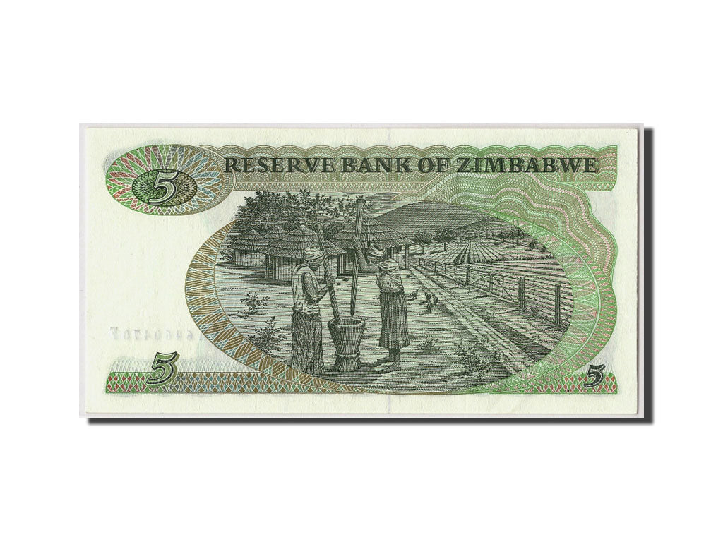 Zimbabwe, 5 Dollars, 1983, KM:2c, Undated, UNC(65-70)