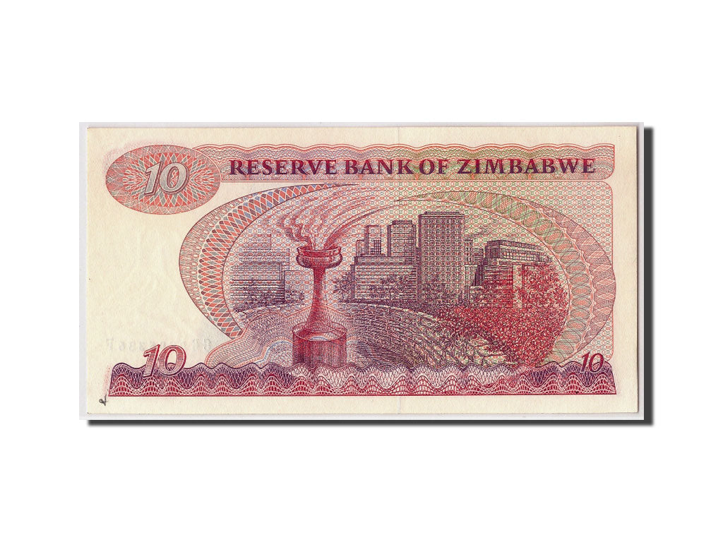 Simbabwe, 10 Dollars, 1983, KM:3d, Undatiert, UNC(65-70)