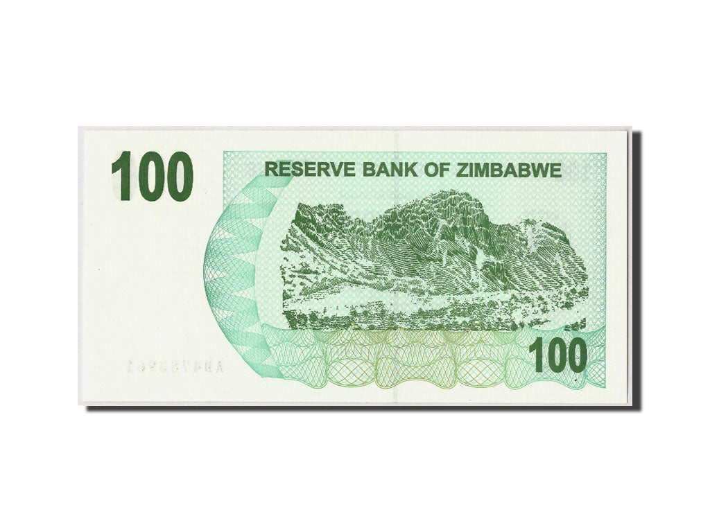 Banknote, Zimbabwe, 100 Dollars, 2006, 2006-08-01, KM:42, UNC(65-70)