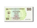 Banknot, Zimbabwe, 500 Dollars, 2006, 2006-08-01, KM:43, UNC(65-70)