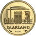 Coin, SAARLAND, 10 Franken, 1954, Paris, MS(63), Aluminum-Bronze