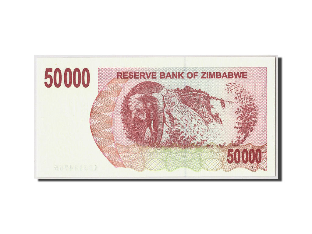 Zimbabwe, 50,000 Dollars, 2007, KM:47, 2007-03-01, FDS