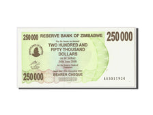 Zimbabwe, 250,000 Dollars, 2007, KM:50, 2007-12-20, FDS