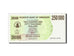 Zimbabwe, 250,000 Dollars, 2007, KM:50, 2007-12-20, FDS
