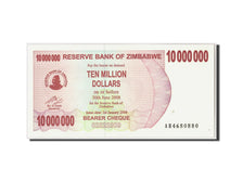 Billete, 10 Million Dollars, 2008, Zimbabue, KM:55a, 2008-01-01, UNC