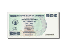 Banconote, Zimbabwe, 250 Million Dollars, 2008, KM:59, 2008-05-02, FDS