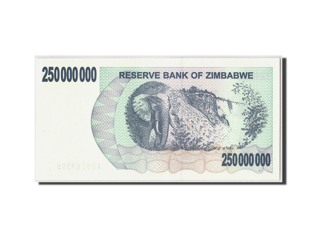 Banconote, Zimbabwe, 250 Million Dollars, 2008, KM:59, 2008-05-02, FDS