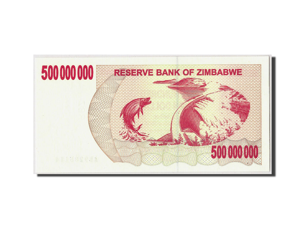 Geldschein, Simbabwe, 500 Million Dollars, 2008, 2008-05-02, KM:60, UNZ
