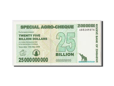Geldschein, Simbabwe, 25 Billion Dollars, 2008, 2008-05-15, KM:62, UNZ