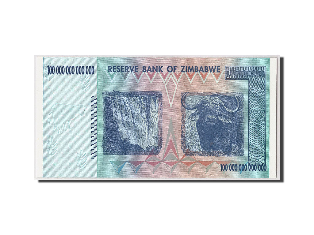 Zimbabwe, 100 Trillion Dollars, 2008, KM:91, Undated, FDS