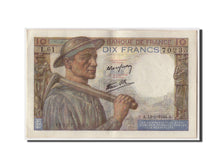 Banconote, Francia, 10 Francs, 10 F 1941-1949 ''Mineur'', 1944, 1944-01-13