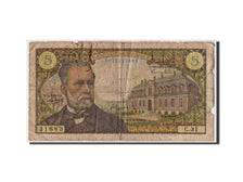 Banconote, Francia, 5 Francs, 5 F 1966-1970 ''Pasteur'', 1966, 1966-09-01, B+