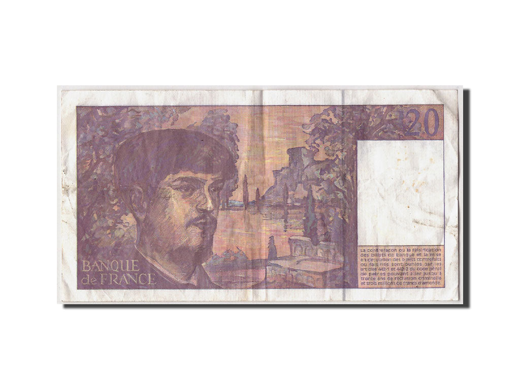 Banknote, France, 20 Francs, 20 F 1980-1997 ''Debussy'', 1997, Undated