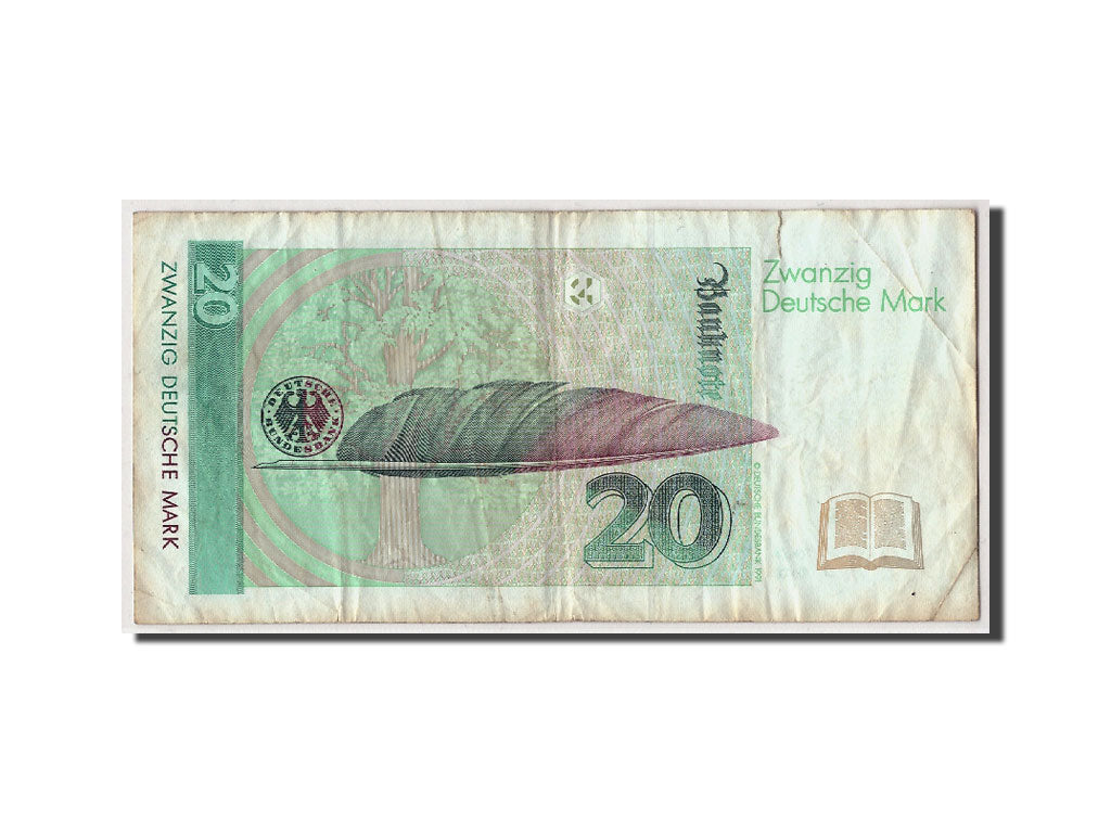 Banknote, GERMANY - FEDERAL REPUBLIC, 20 Deutsche Mark, 1991, 1991-08-01
