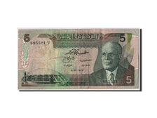 Banknote, Tunisia, 5 Dinars, 1972, 1972-08-03, KM:68a, VF(20-25)
