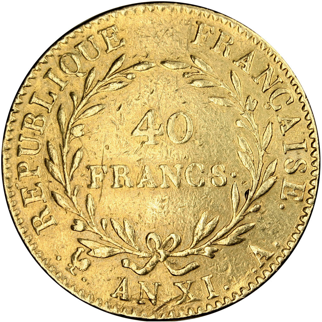 Consulat, 40 Francs or Bonaparte Premier Consul