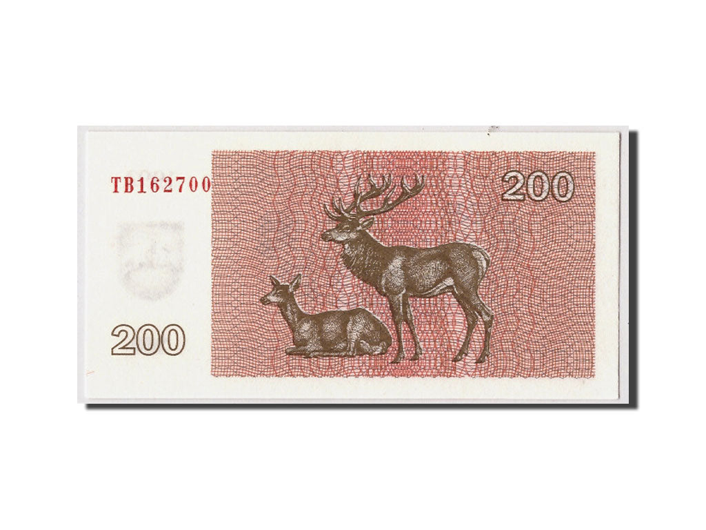 Banknote, Lithuania, 200 (Talonas), 1992, Undated, KM:43a, UNC(63)