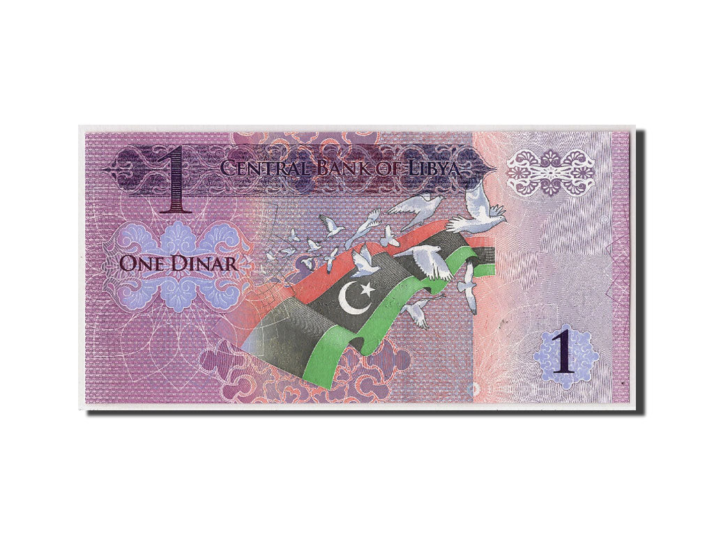 Libya, 1 Dinar, Undatiert (2013), KM:76, UNC(65-70)