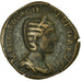 Munten, Otacilia Severa, Sestertius, Roma, ZF, Bronze