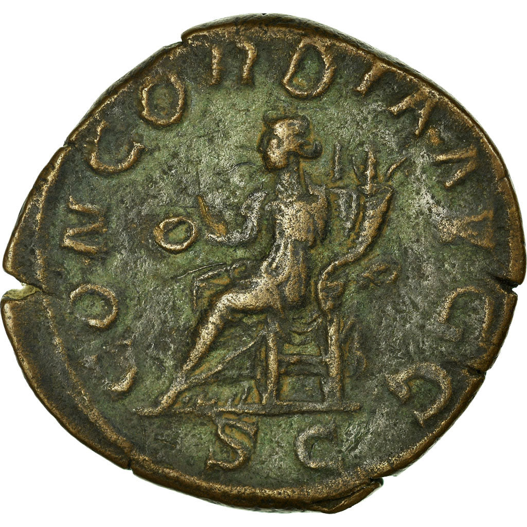 Coin, Otacilia Severa, Sestertius, Roma, EF(40-45), Bronze