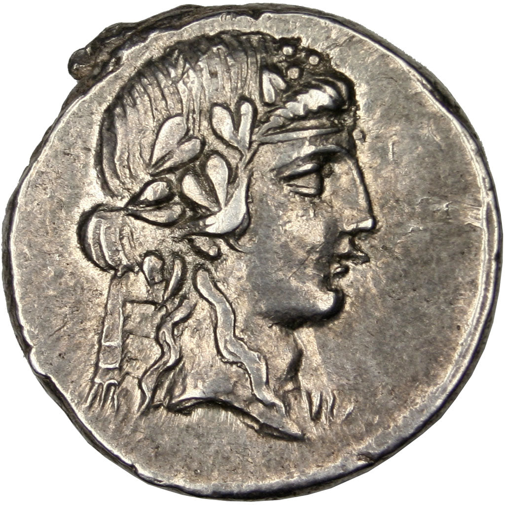 Titia, Denarius, Roma, AU(55-58), Silver, 4.01