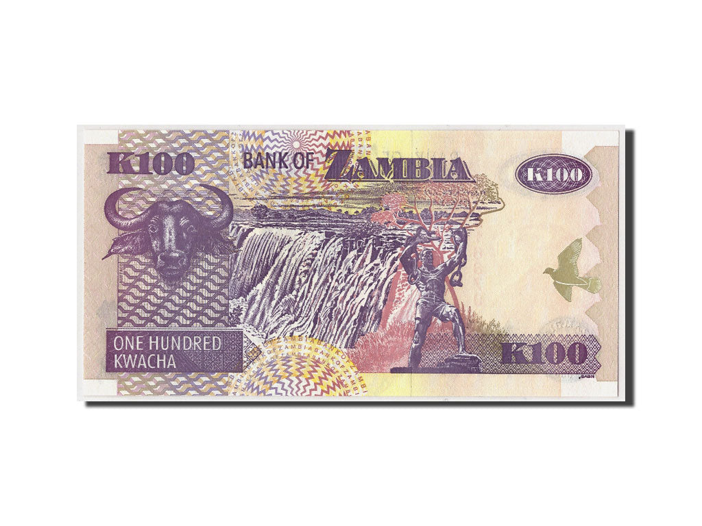 Banknote, Zambia, 100 Kwacha, 2005, Undated, KM:38e, UNC(65-70)