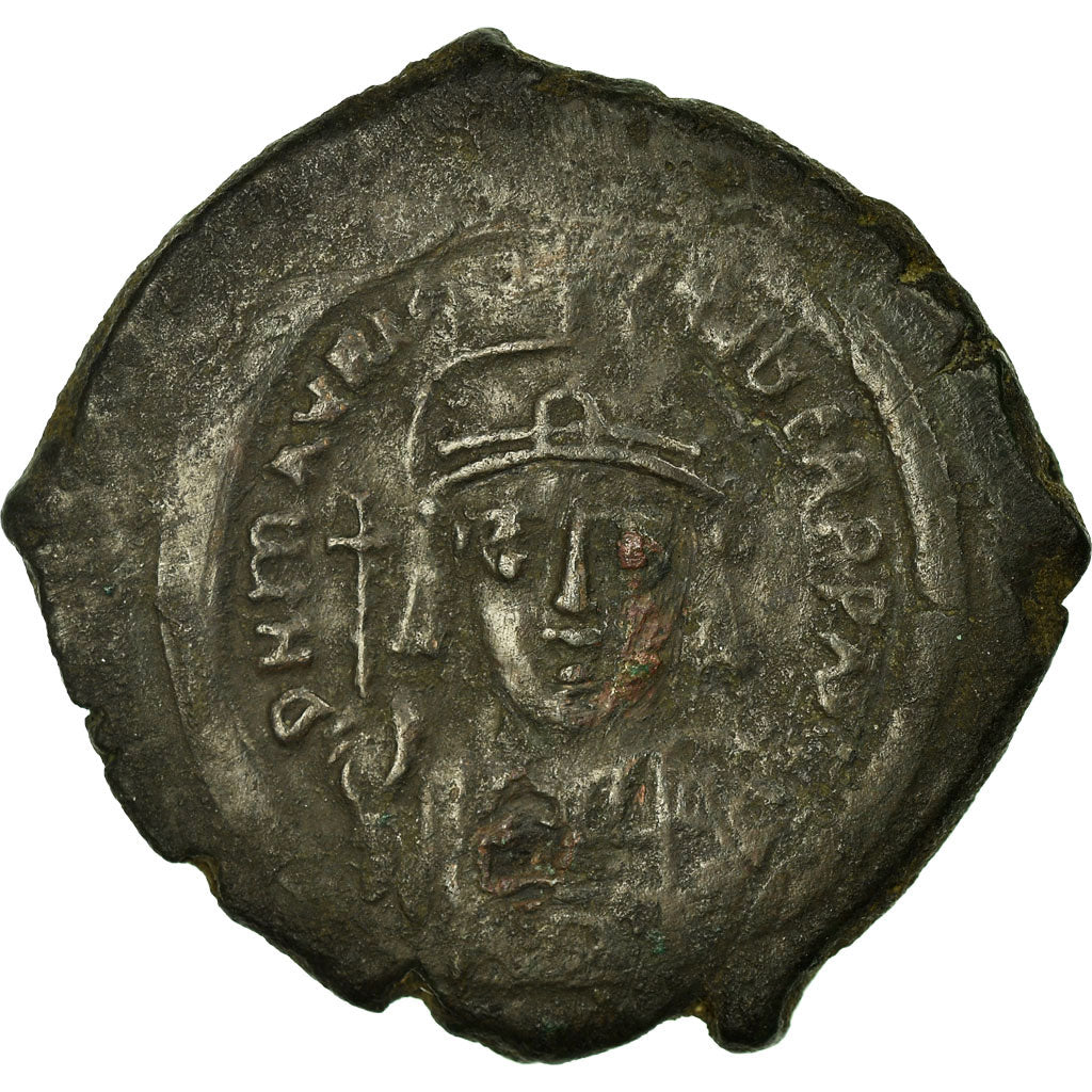 Coin, Maurice Tiberius, Follis, 582-602, Constantinople, EF(40-45), Copper