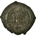 Coin, Maurice Tiberius, Follis, 582-602, Constantinople, EF(40-45), Copper