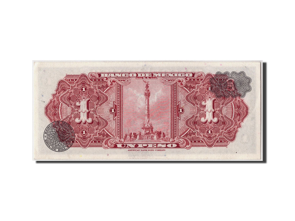 Banknote, Mexico, 1 Peso, 1967, 1967-05-10, KM:59j, UNC(63)