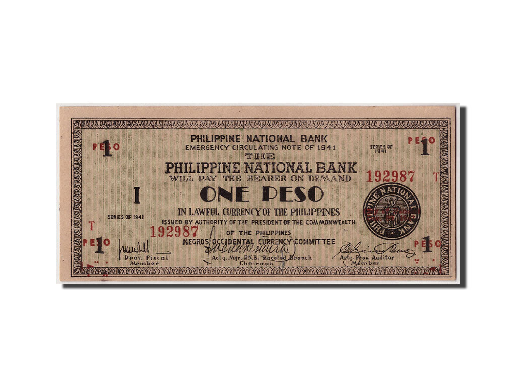 Philippinen, 1 Peso, 1941, KM:S624b, Undatiert, UNC(63)